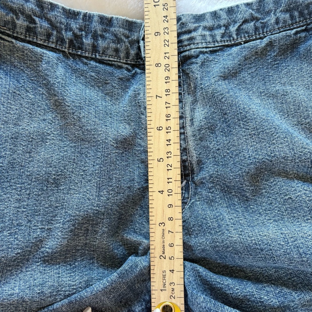 Rare Vintage 2001 Women's Levi's Denim Jean Shorts Size 10 Zipper Fly (32x4.5) - Picture 11 of 16